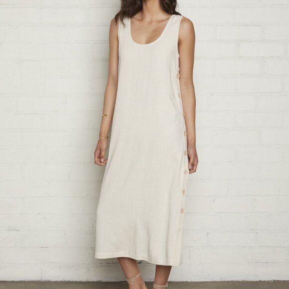 Rachel Pally Linen Romi Dress in Natural in Size Small - Picture 1 of 9